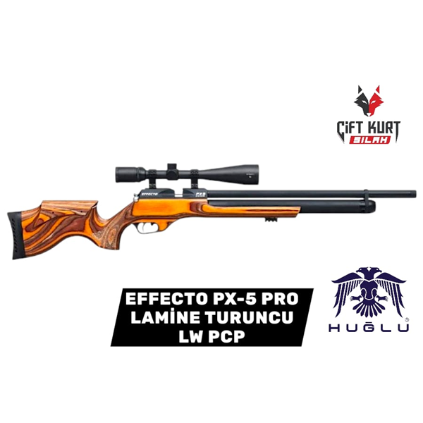 HUĞLU EFFECTO PX-5 PRO LAMİNE TURUNCU LW PCP HAVALI TÜFEK